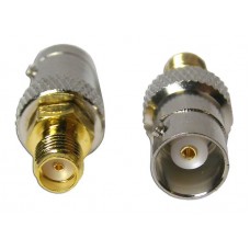 Connector BNC female to SMA female